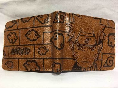 Anime Naruto kurze Brieftasche tragbare Bifold Geldbörsen Student Card Purse