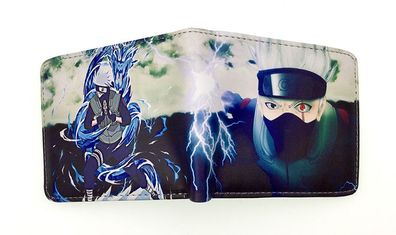 Naruto bunter Druck kurze Brieftasche tragbare Bifold Geldbörsen Coin Purse#04
