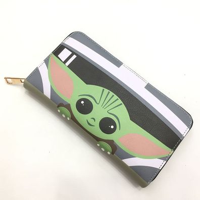 Cartoon Master Yoda lange Brieftasche tragbare Geldbörsen Card Purse