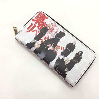 Tokyo Revengers Bunte Graffiti lange Brieftasche tragbare Geldbörsen Card Purse