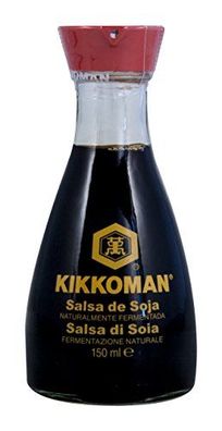 Soja-Sauce - Shoyu, Kikkoman, Tischflasche mit Ausgießer, Japan, 150 ml