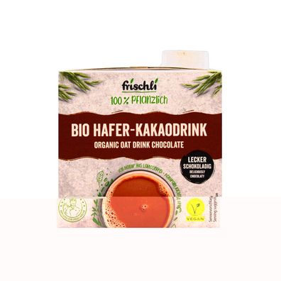 Frischli Bio Hafer Kakaodrink Organic Oat Drink Chocolate vegan 500ml