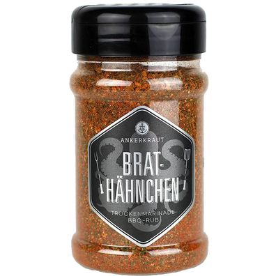 Ankerkraut Brathähnchen Gewürz BBQ Rub Trockenmarinade Geflügel 200g