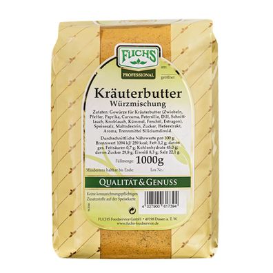 Fuchs Professional Kräuterbutter Würzmischung scharf würzig 1000g