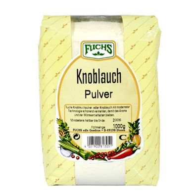 Fuchs Professional Knoblauchpulver scharfes Aroma Geschmack 1000g