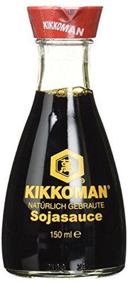 Kikkoman Soja-Sauce, 3er Pack (3 x 150 ml)