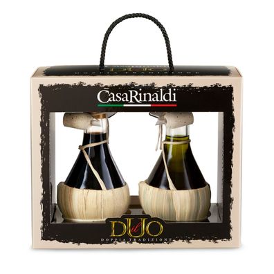 Casa Rinaldi Duo Aceto Balsamico Modena Natives Olivenöl 2x 250ml