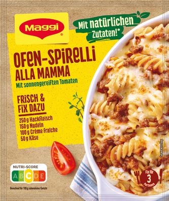 Maggi Ofen Spirelli alla Mamma