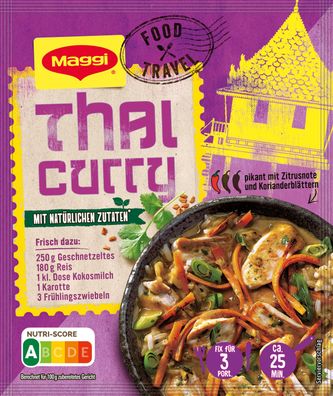 Maggi Fix Thai Curry mit Reis