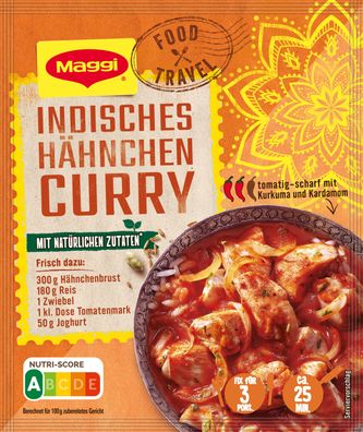 Maggi Fix Indisches Curry Hähnchen