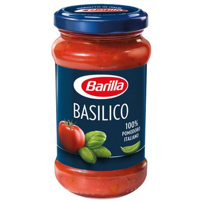Barilla Basilico Pasta Sauce Tomate Basilikum duftend frisch 200g