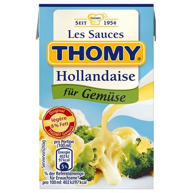 Thomy Les Sauces Hollandaise für Gemüse Fett reduziert 250ml