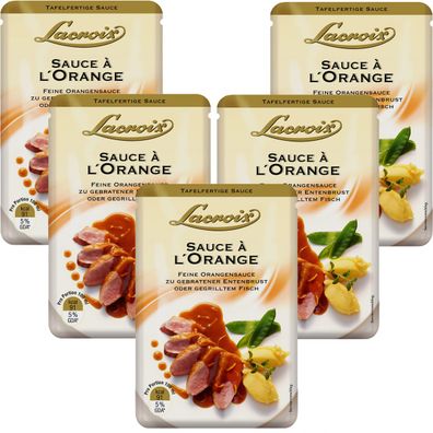 Lacroix Sauce a l Orange feine Orangensauce zu fleisch 150ml 5er Pack