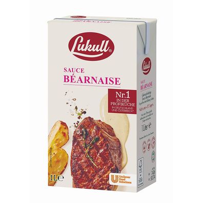 Lukull Sauce Bernaise cremig würziger Kräuter Geschmack 1000ml