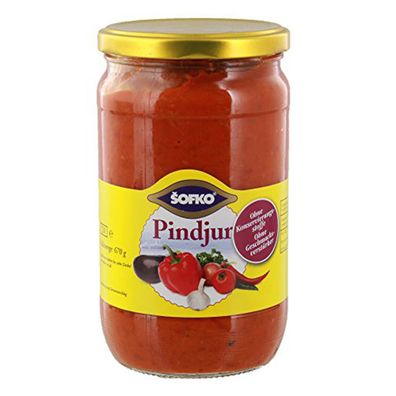 Sofko Pindjur Sauce herzhaft pikante Paprika Gewürzmischung 720ml