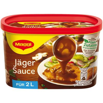 Maggi Jäger Sauce ideal für Schnitzel Braten und Steaks 200g