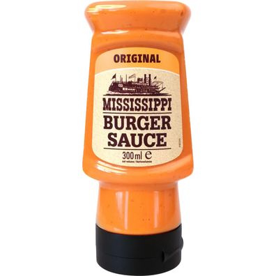 Mississippi Burger Sauce Original mit Zwiebeln auch zum Dippen 300ml