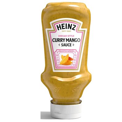 Heinz Curry Mango Sauce fruchtige cremig pikante Sauce 220ml