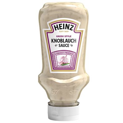 Heinz Knoblauch Sauce Greek Style mit frischer Knoblauchnote 220ml