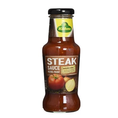 Kühne Steak Sauce pfeffrig pikant und natürlich lecker 250ml