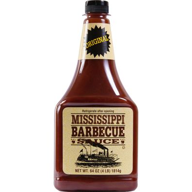 Mississippi Original Barbecue Sauce Marinade zum Grillen 1814ml