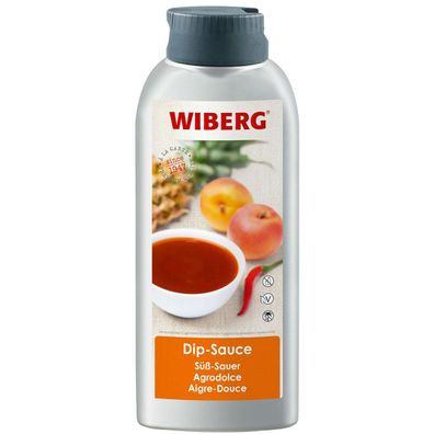 Wiberg Dip Sauce Süß Sauer Squeeze Flasche vegan laktosefrei 800g