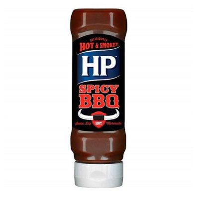 Heinz HP BBQ Sauce Hot and Spicy Woodsmoke scharfe Grillsauce 400ml