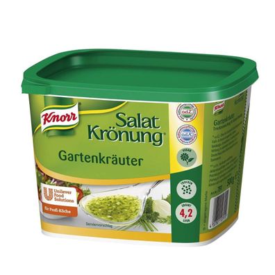 Knorr Salatkröung Gartenkräuter Basis für Salatdressing 500g