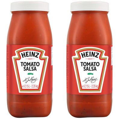 Heinz Tomato Salsa stückige Sauce in Plastik Kanne 2150ml 2er Pack