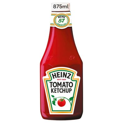 Heinz Tomato Ketchup Squeeze Flasche fruchtig fein würzig 875ml