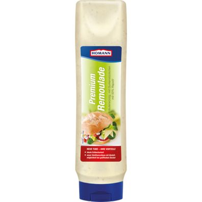 Homann Premium Remoulade Kräuterwürzig mit Gurkenstückchen 875 ml