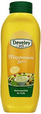Develey Mayonnaise 80%, 4er Pack (4 x 875 ml)
