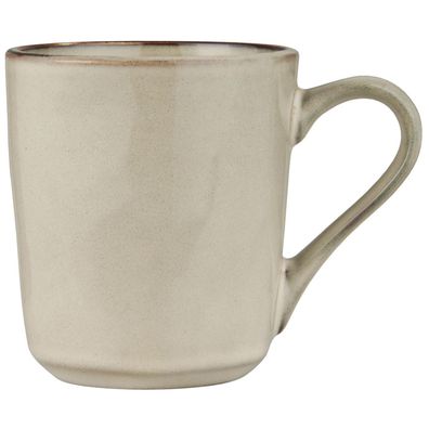 IB Laursen Becher Tasse mit Henkel SAND DUNES Steingut Keramik creme Kaffee Tee