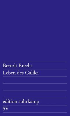 Leben des Galilei Schauspiel Brecht, Bertolt Steffin, Margarete ed