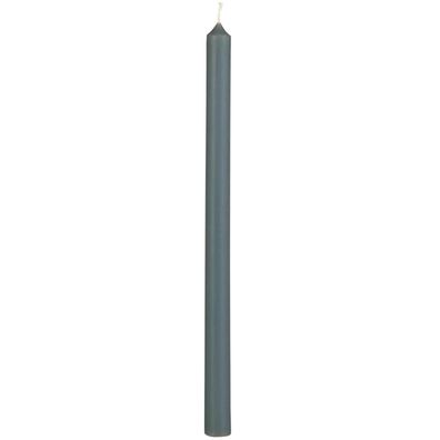 IB Laursen 1 Stück schmale hohe Kerze 20cm AQUA HAZE blau lang Spitz Stab Tafel