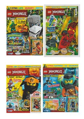 Verschiedene Lego Ninjago Magazine zur Auswahl ohne Figur und Karte