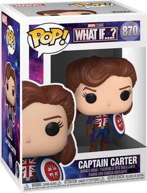 Marvel What If...? - Captain Carter 870 - Funko Pop! - Vinyl Figur
