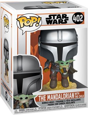 Star Wars - The Mandalorian with the Child 402 - Funko Pop! - Vinyl Figur