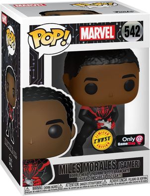 Marvel - Miles Morales (Gamer) 542 Only Gamestop Limited Chase Edition - Funko P