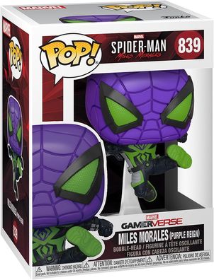 Marvel Spider-Man - Miles Morales (Purple Reign) 839 - Funko Pop! - Vinyl Figur