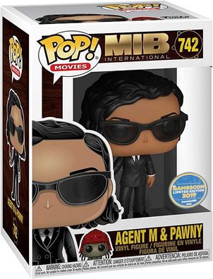 MIB Man in Black - Agent M & Pawny 742 Gamescom Limited Edition 2019 - Funko Pop