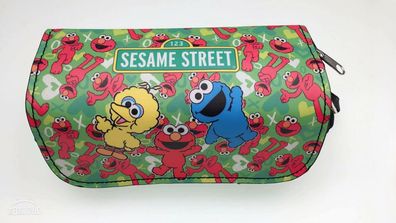 Sesame Street Elmo Flip Mäppchen Ernie Cookie Zoe Kinder Stiftebox Federmäppchen