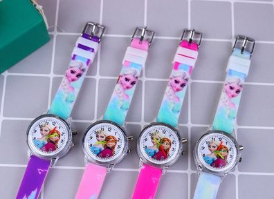 Die Eiskönigin Armbanduhr Anna und Elsa Frozen für Kinder Mädchen Armband Uhr