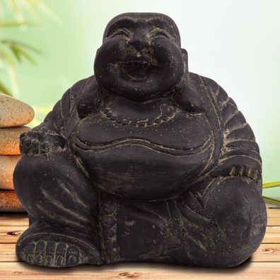 Steinfigur Happy Buddha Tiruppur Geschenkidee