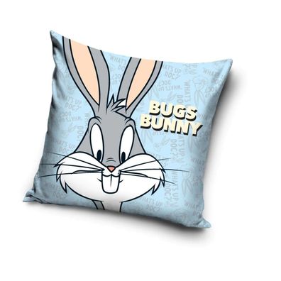 Looney Tunes Kissenbezug: Bugs Bunny Kinder Kissen - 40cm x 40cm (Gr. N/ A)