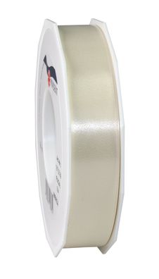 Präsent Ringelband America 91-m-Rolle 25 mm creme