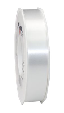 Präsent Ringelband America 91-m-Rolle 25 mm weiss