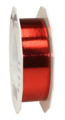 Präsent Ringelband Mexico 25-m-Rolle 25 mm rot