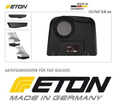 ETON UG FIAT SUB 6A Aktivsubwoofer kompatibel mit Fiat Ducato III Serie 7 + 8