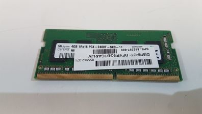 HP 4GB DIMM-CT 1Rx16 PC4-2400T-SC0-11